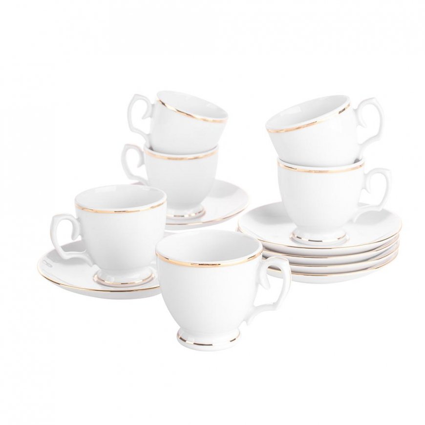 MARIAPAULA CLASSICS GOLDEN LINES ESPRESSO-KAHVIPÖÖTTISETti 100ml/12CM 6/12
