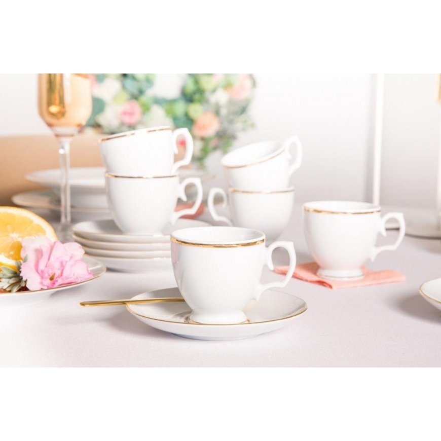 MARIAPAULA CLASSICS GOLDEN LINES ESPRESSO-KAHVIPÖÖTTISETti 100ml/12CM 6/12 – 2