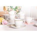 MARIAPAULA CLASSICS GOLDEN LINES ESPRESSO COFFEE TABLEWARE SET 100ML/12CM 6/12 MARIAPAULA CLASSICS GOLDEN LINES ESPRESSO COFFEE TABLEWARE SET 100ML/12CM 6/12