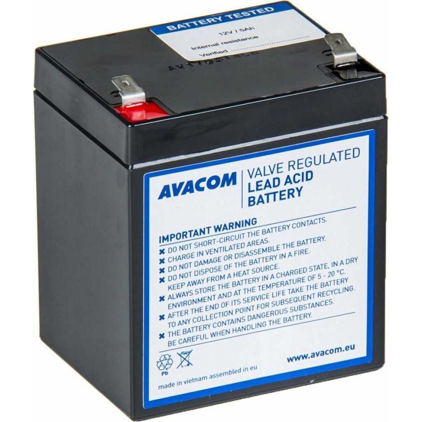 AVACOM AVA-RBP01-12050-KIT - BATTERY FOR UPS BELKIN, CYBERPOWER, EATON, EFFEKTA, FSP FORTRON – 2