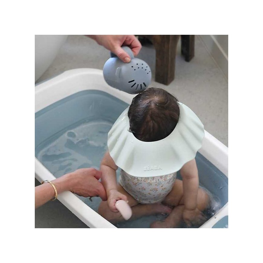 BEABA SILICONE HEAD WASHING CAP, MISTY Green – 3