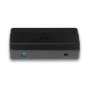 i-tec U3HUB445 interfeisa centrmezgls USB 3.2 Gen 1 (3.1 Gen 1) Type-B 5000 Mbit/s Melns
