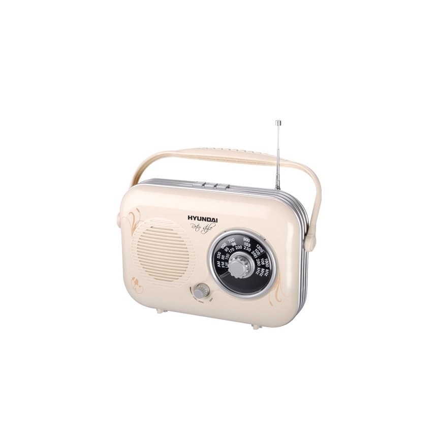 Hyundai PR 100 B radio Kannettava Analoginen Beige, Kerman väri