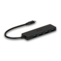 i-tec Advance C31HUB404 sąsajos šakotuvas USB 3.2 Gen 2 (3.1 Gen 2) Type-C 5000 Mbit/ai Juoda