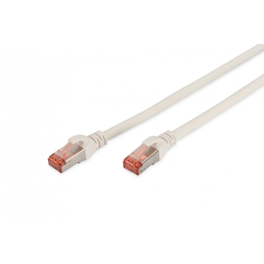 Digitus DK-1644-010/WH tīkla kabelis Balts 1 m Cat6 S/FTP (S-STP)