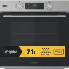 Whirlpool OMSK58HU1SX 71 L Черный, Нержавеющая сталь