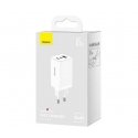 Baseus GaN5 Pro Universaalne Valge Vahelduvvool, USB Kiirlaadimine Hoonesisene