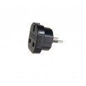 Maclean MCE72 power plug adapter Type C (Europlug) Type G (UK) Black Maclean MCE72 power plug adapter Type C (Europlug) Type G (UK) Black