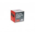 Maclean MCE72 power plug adapter Type C (Europlug) Type G (UK) Black Maclean MCE72 power plug adapter Type C (Europlug) Type G (UK) Black