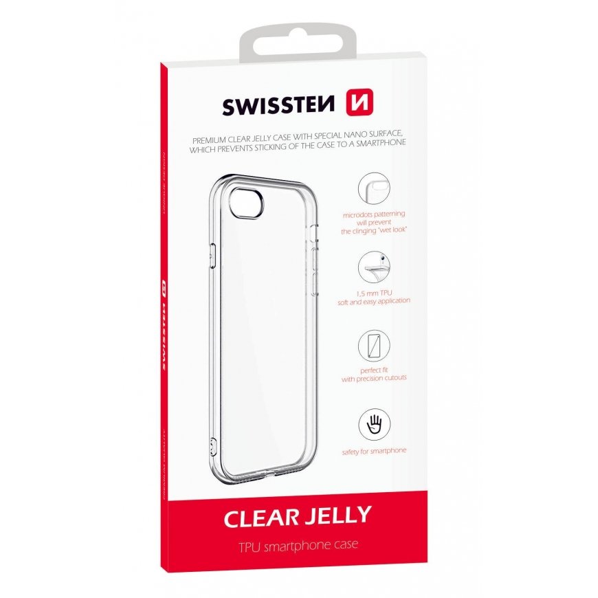 Swissten Clear Jelly Case for Apple iPhone 13 Pro