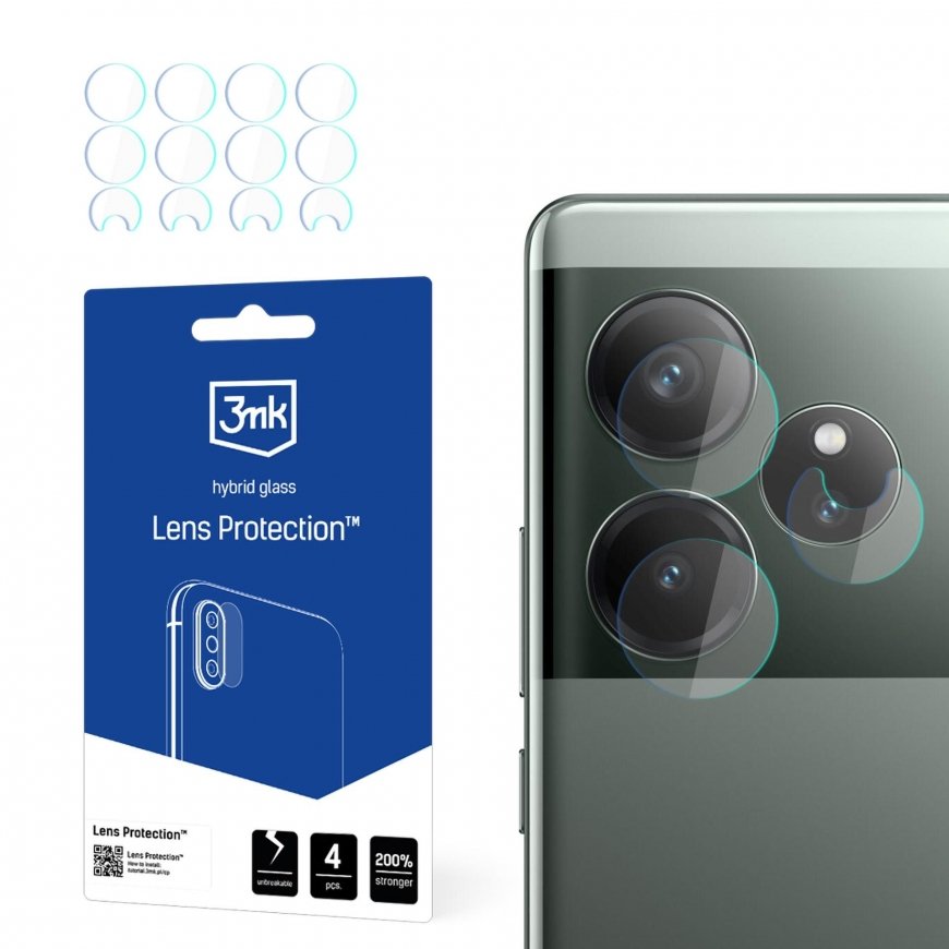 Hybrid Glass for Camera Lens 3mk Lens Protection for Realme GT 6