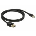DeLOCK 84927 „DisplayPort“ kabelis 1 m Mini DisplayPort Juoda DeLOCK 84927 „DisplayPort“ kabelis 1 m Mini DisplayPort Juoda