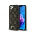 Case Guess Peony Script Logo MagSafe for iPhone 16e black Case Guess Peony Script Logo MagSafe for iPhone 16e black