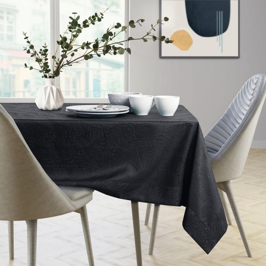 AmeliaHome TCLOTH/AH/GAIA/BRD/Black/140X340 – 4
