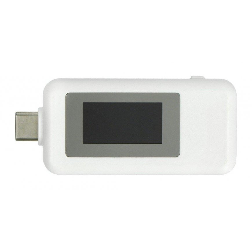 Oem USB tester Keweisi KWS-1802C current and voltage meter from USB C port - white – 3