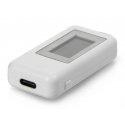 Oem USB tester Keweisi KWS-1802C current and voltage meter from USB C port - white Oem USB tester Keweisi KWS-1802C current and voltage meter from USB C port - white