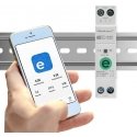 Qoltec Przekaźnik 63A na szynę DIN su licznikiem energii elektrycznej | eWeLink od Sonoff | Wi-Fi | Dioda LED Qoltec Przekaźnik 63A na szynę DIN su licznikiem energii elektrycznej | eWeLink od Sonoff | Wi-Fi | Dioda LED