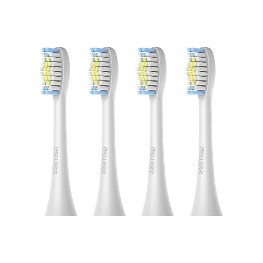 Toothbrush Tip 4Swiss Deep Clean White 4 pcs.