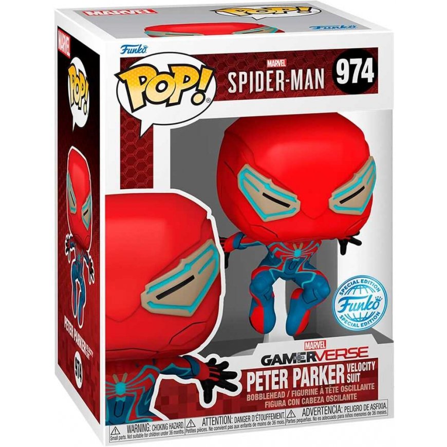 Figūrėlė Funko! POP Vinyl Excl Spiderman VELOCITY SUIT – 3