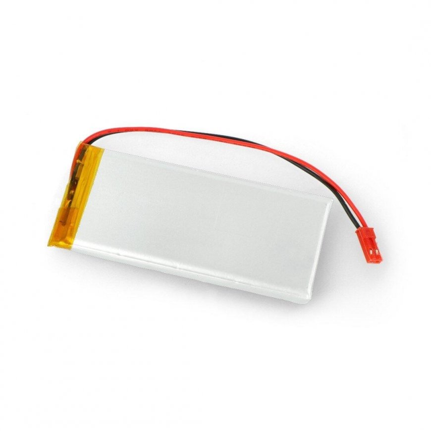 Akyga 2600mAh 1S 3.7V Li-Pol battery - JST-BEC connector + socket - 90x42x6mm