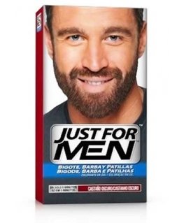 Just For Men Mostache And Beard Dark Brown M-35 barzdos ir ūsų dažai, 28., 4 g