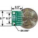 Distance sensor with voltage regulator VL53L1X, 400cm, Pololu 3415 Distance sensor with voltage regulator VL53L1X, 400cm, Pololu 3415