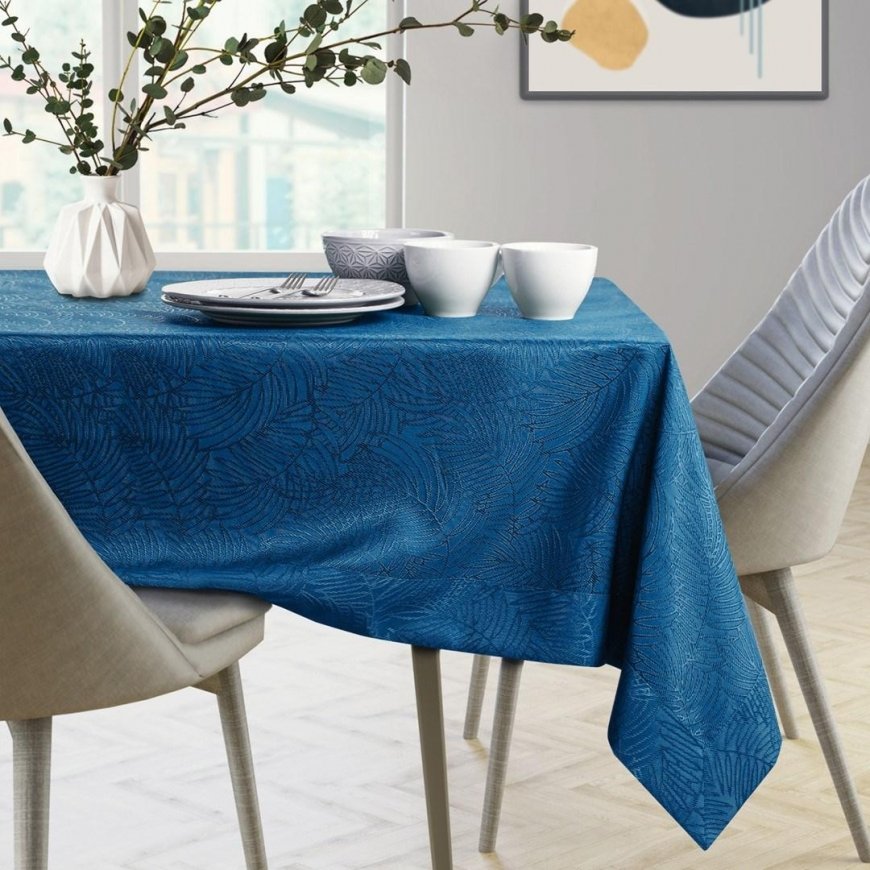 AmeliaHome Tablecloth AH GAIA BRD INDIGO 40X120 – 5