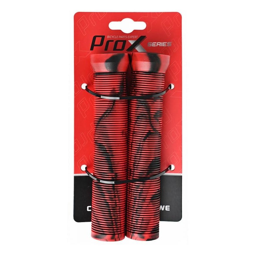 Handlebar grips ProX GP-70H 165mm red-black