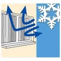 Maximex PIECES Heat insulation curtain - set of 2 pieces