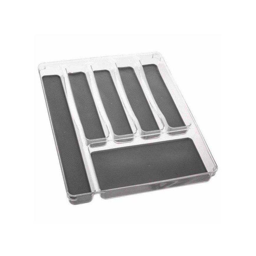 5five Simply Smart Cutlery Drawer Organizer, Container, 6 Compartments, 40 x 32 cm