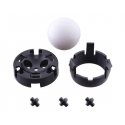 Pololu ball caster with 25.4mm plastic ball and plastic roller Pololu ball caster with 25.4mm plastic ball and plastic roller