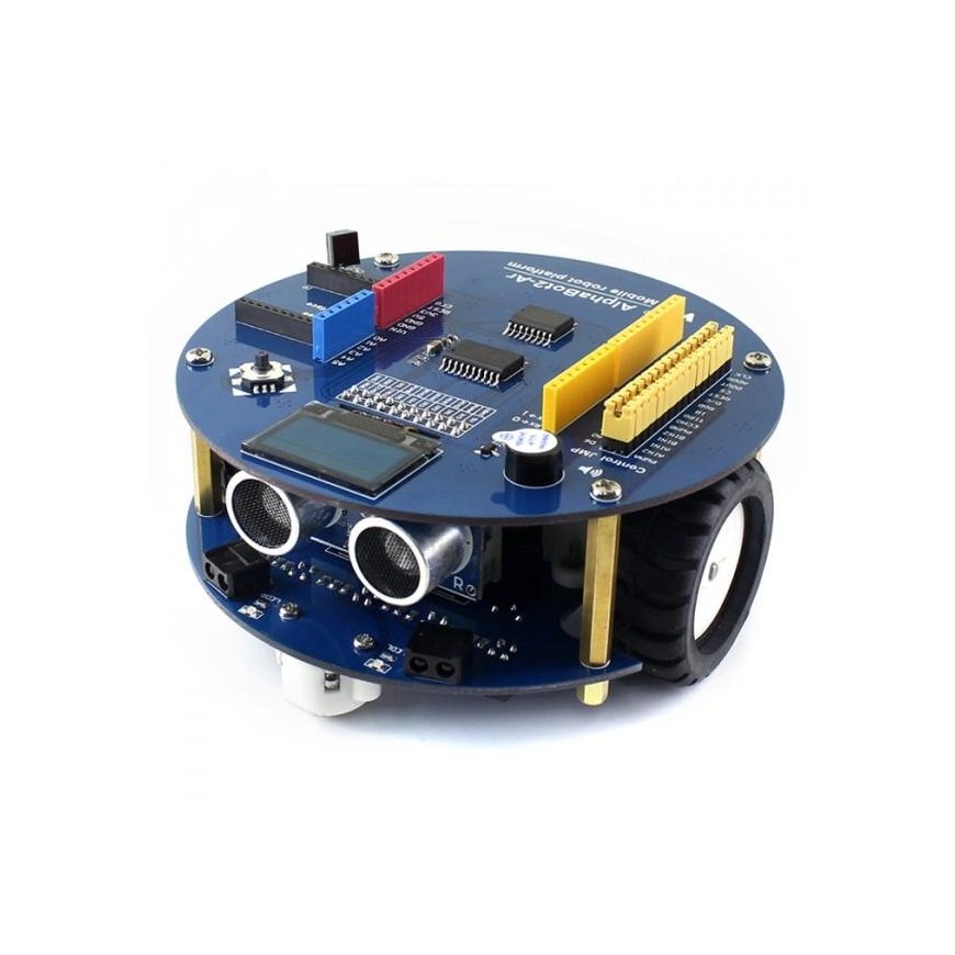 Waveshare AlphaBot2 - Ar Acce Pack - 2 Wheel Robot Chassis with Sensors DC Motors and OLED Display