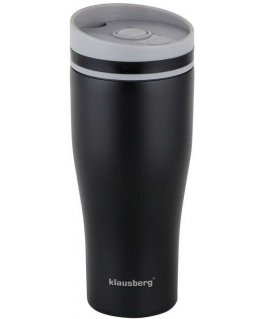 THERMAL MUG 380ML CLICK CLACK KLAUSBERG KB-7617, BLACK
