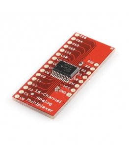 SparkFun CD74HC4067 Analog/Digital Multiplexer Module - 16 Channels