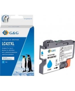 G&G Compatible Ink/Ink with LC-427XLC, NP-B-0427XLC, Cyan