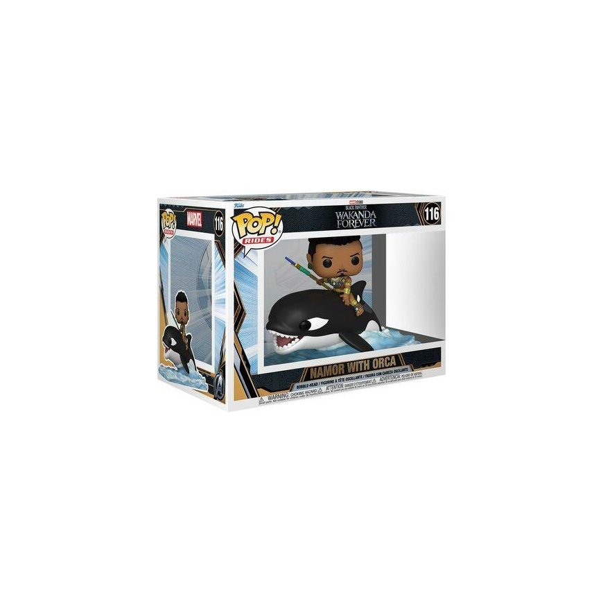 Funko POP Ride SUPDLX: BPWF S2- Namor su Orca