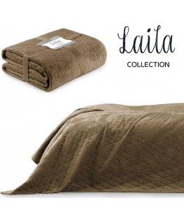 AmeliaHome bedspread LAILA, 200x220 cm, color: cappuccino