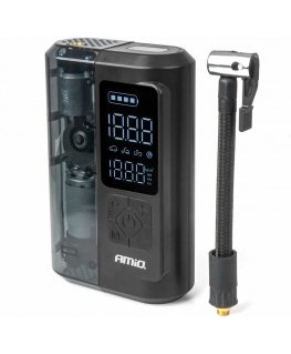 Car compressor wireless rechargeable power supply LED usb-c 40w amio-04378