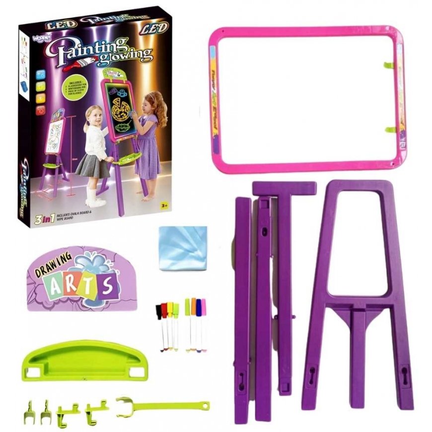 WOOPIE 3in1 magnetic dry erase board for light drawing