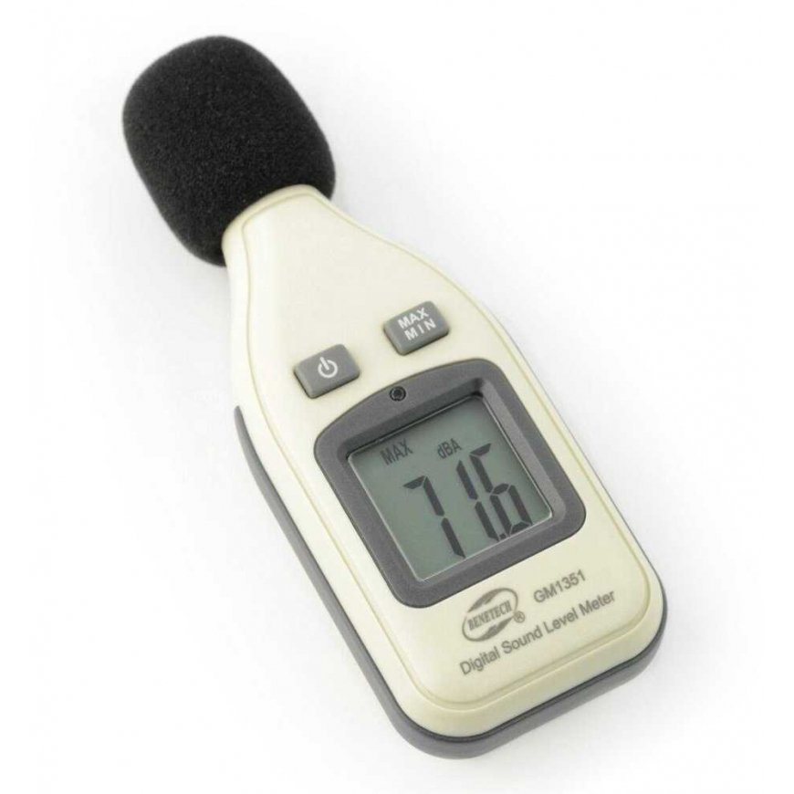 Sound level meter, decibel meter Benetech GM1351 - from 30 to 130dBA – 2