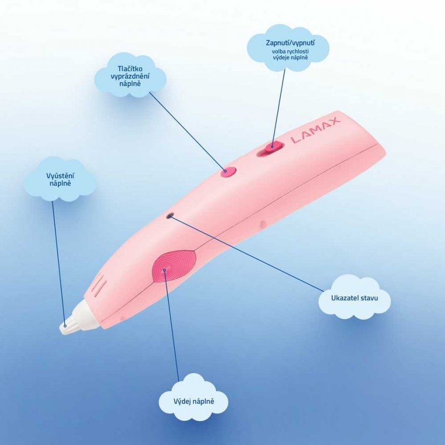 LAMAX ArtKid1 3D - pinkki – 2