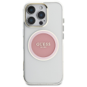 Case Guess IML Metal Colored Circle Classic Logo MagSafe for iPhone 16 Pro pink Case Guess IML Metal Colored Circle Classic Logo MagSafe for iPhone 16 Pro pink