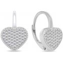 Brilio Silver Brilio Silver Playful silver heart earrings LME251 Brilio Silver Brilio Silver Playful silver heart earrings LME251