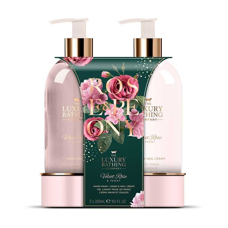 Grace Cole Rose & Peony moisturizing hand care gift set 2 pcs hand cream – 2