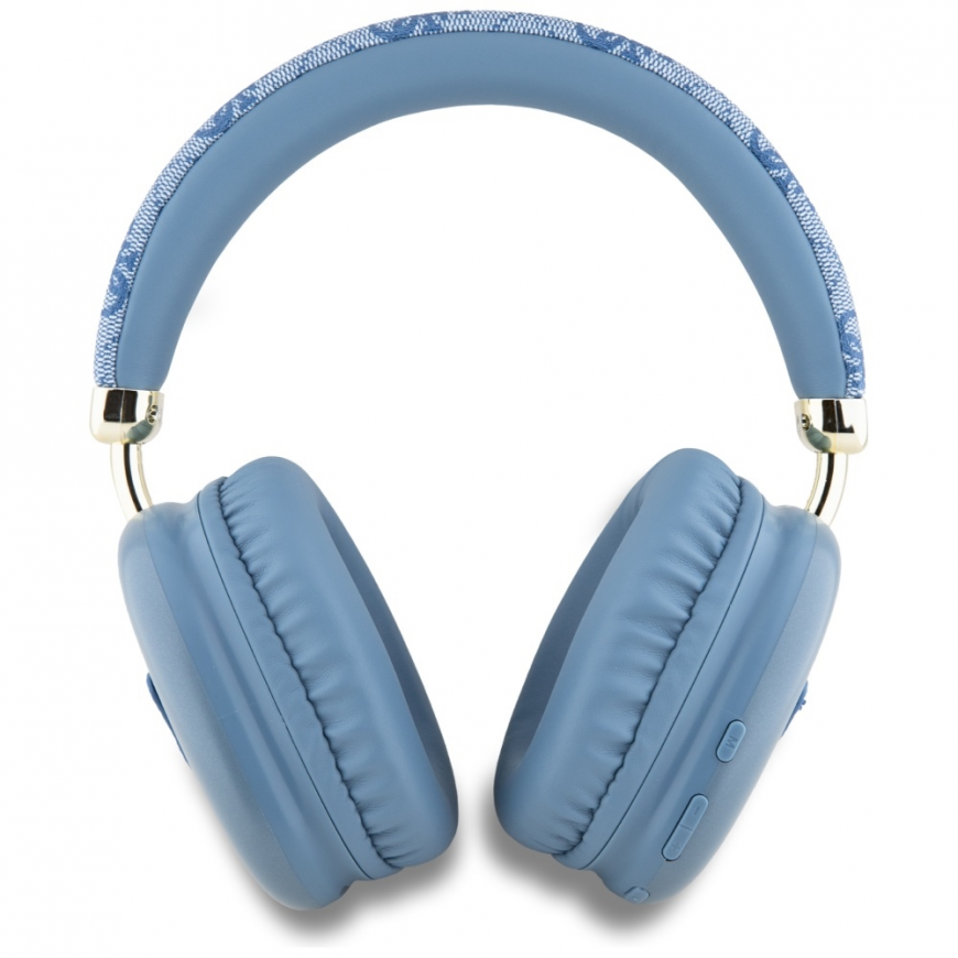 Headphones with headband Guess Bluetooth 4G Triangle Logo blue – 4