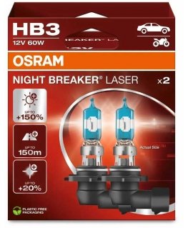 Osram Night Breaker Laser - HB3 Car Bulbs