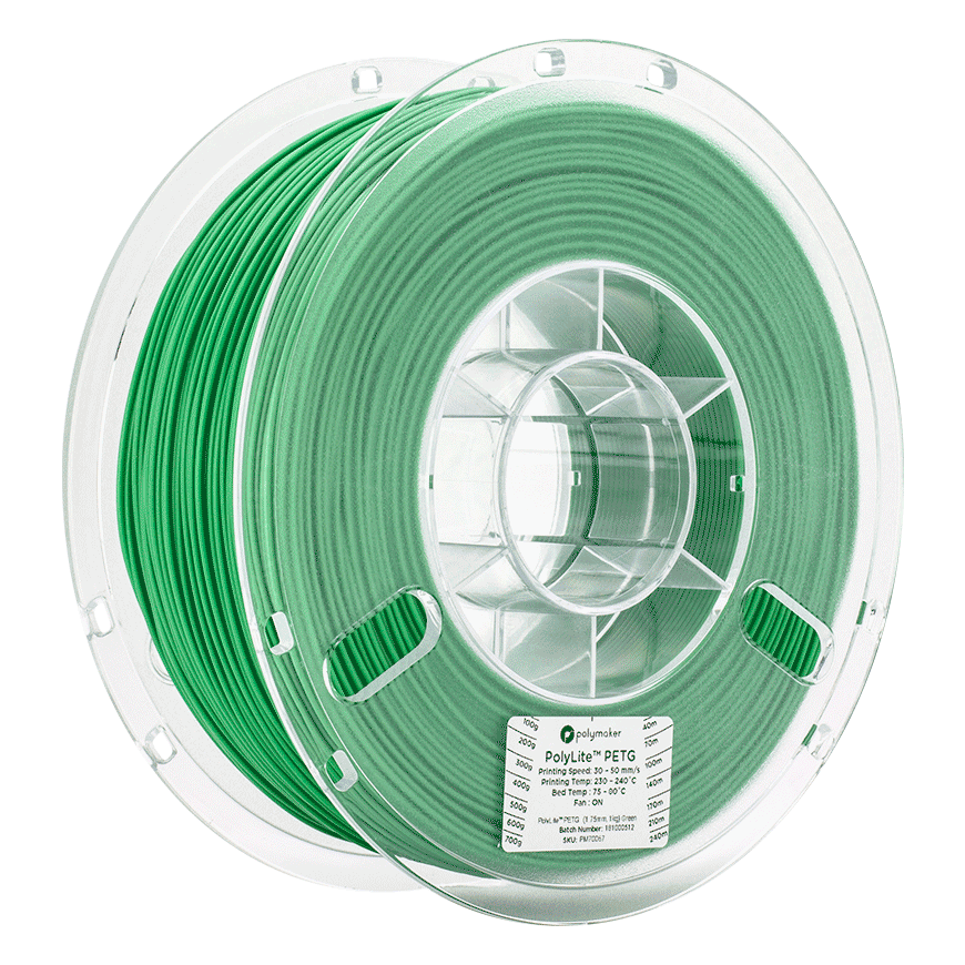 Polymaker PolyLite PETG - 1kg - 1.75mm - Green