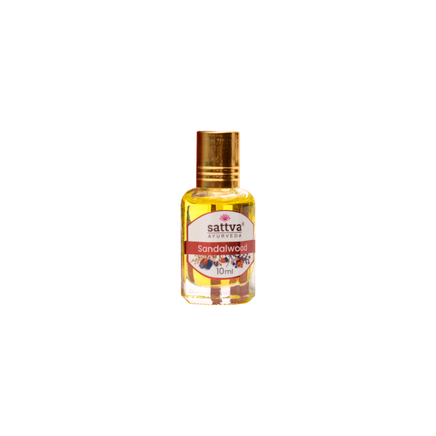 Ajurvediniai aliejiniai kvepalai Sandalwood, Sattva Ayurveda, 10ml – 2