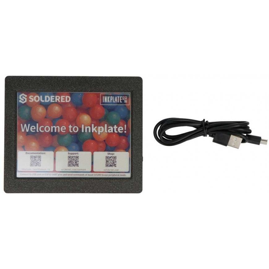 Soldered Inkplate 6COLOR with housing and battery - e-paper display 5.85&39&39 600x448px - ESP32 - for Arduino - Soldered 333231 – 2