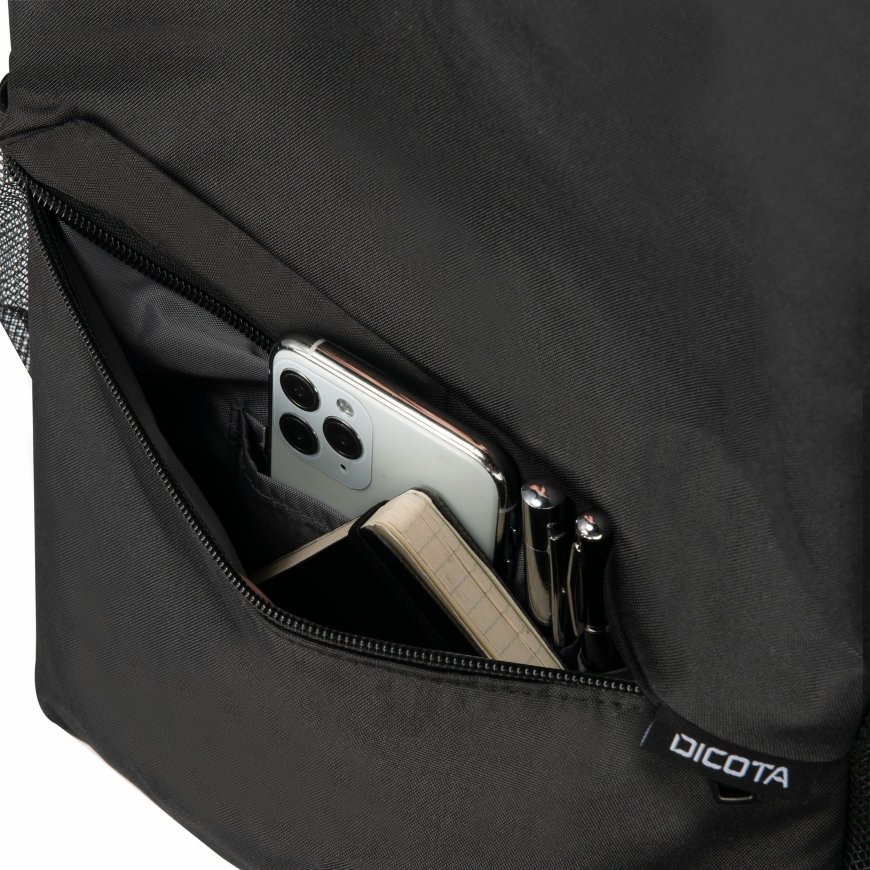 DICOTA D32086-RPET backpack Casual backpack Black Polyester, Polyethylene terephthalate (PET) – 5